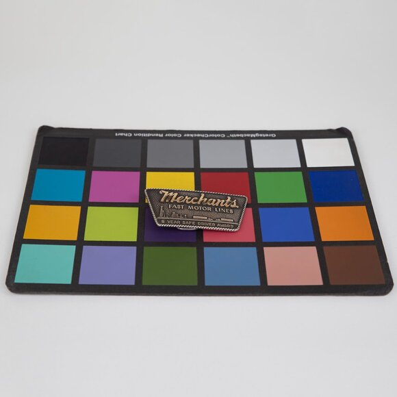 VTG Merchants Fast Motor Lines 5 Yr Safe Driver Award Belt Buckle - Picture 9 of 9